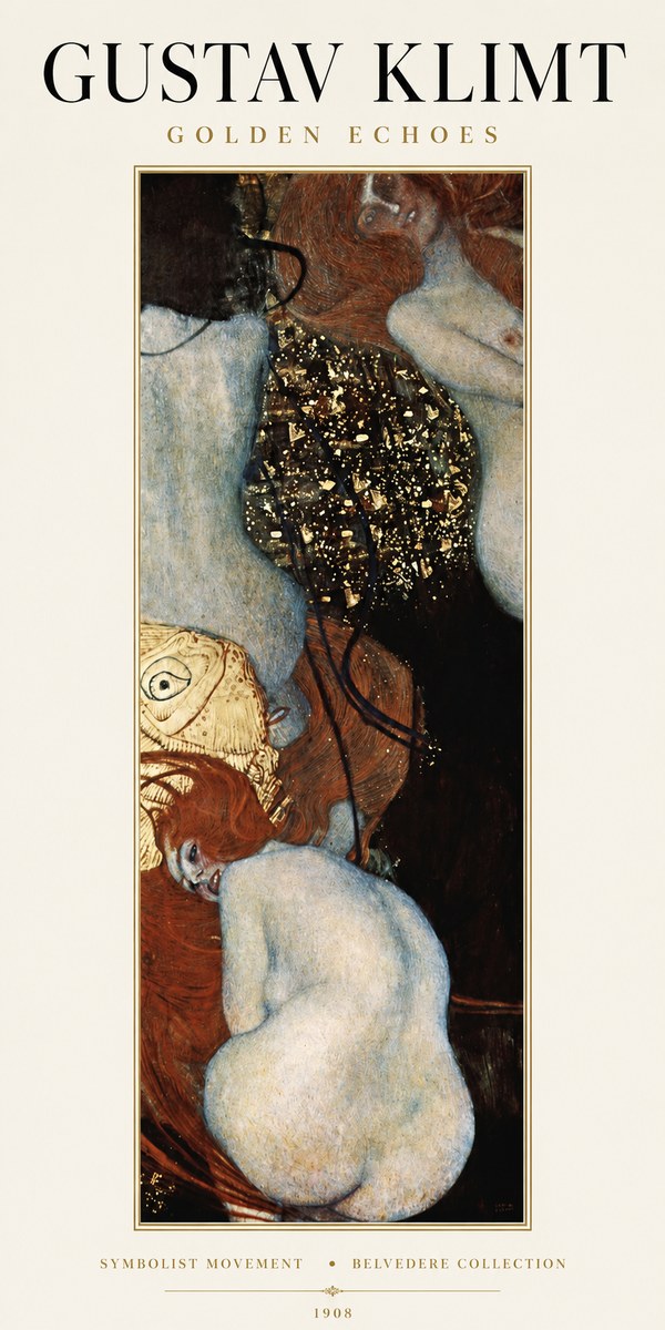 Klimt Golden Echoes No1 - Poszter