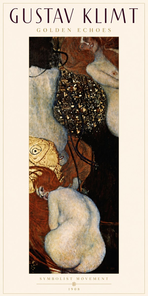 Klimt Golden Echoes No4 - Poszter