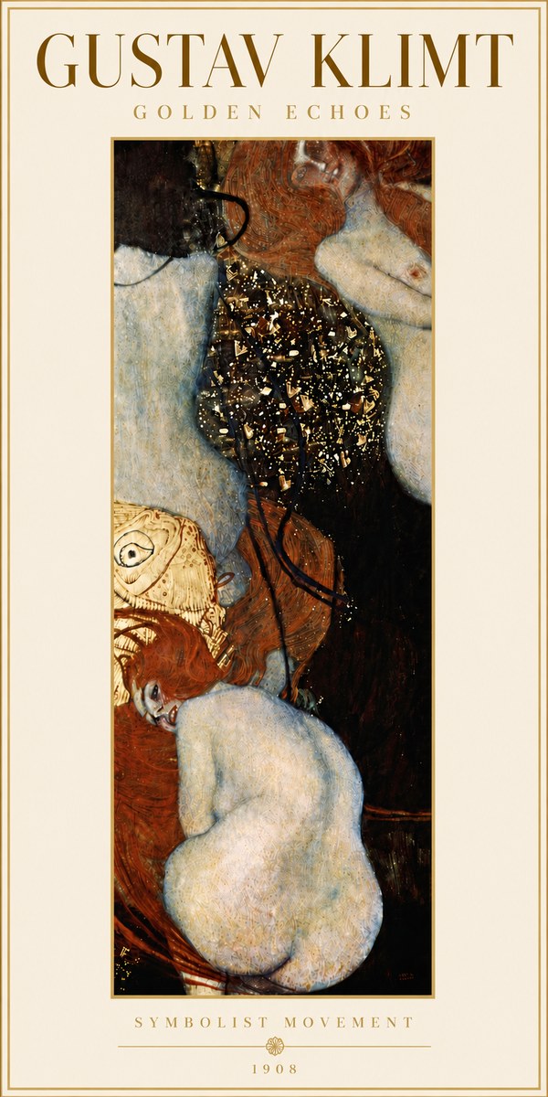 Klimt Golden Echoes No6 - Poszter