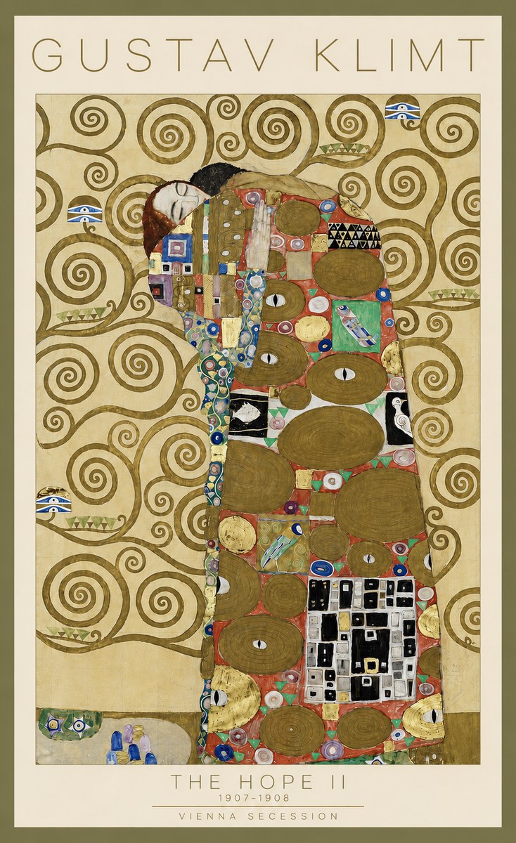 Klimt The Hope Ii No4 - Poszter
