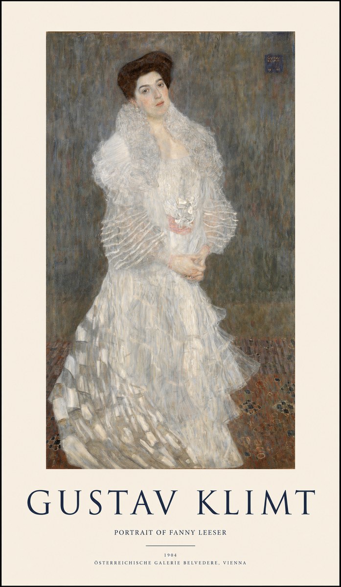 Klimt Portrait of Fanny Leeser No1 - Poszter
