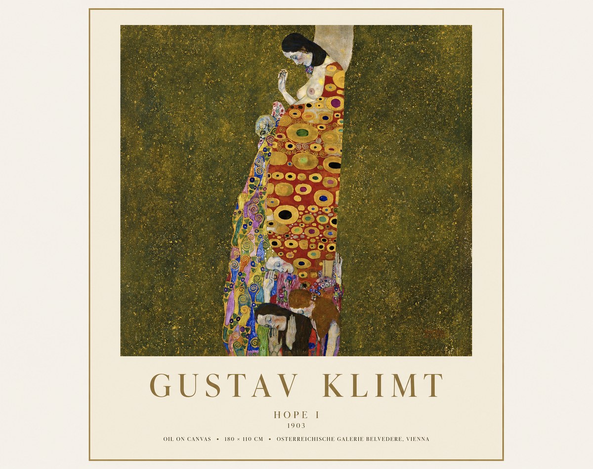 Klimt Hope I No1 - Poszter