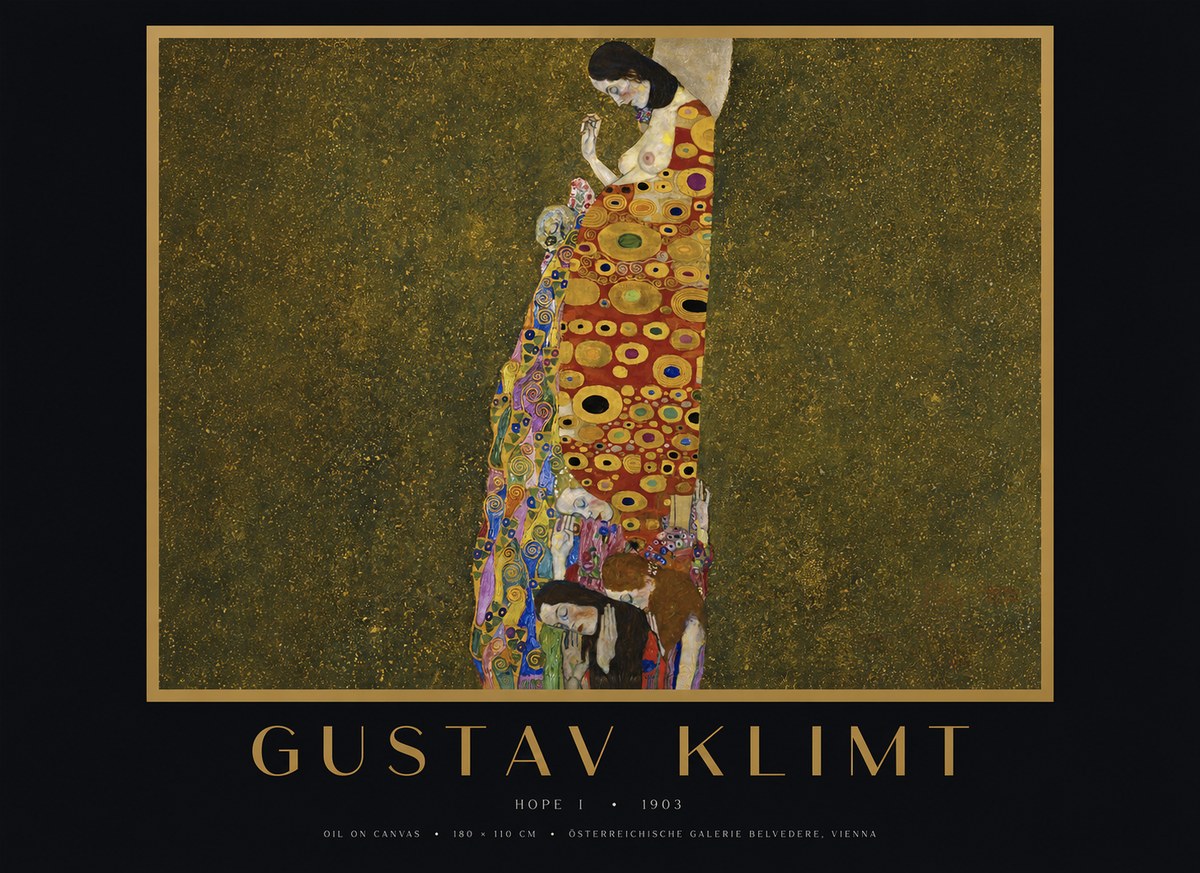 Klimt Hope I No2 - Poszter