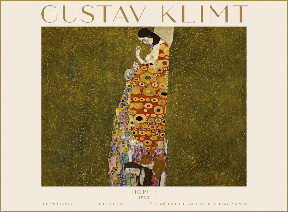 Klimt Hope I No3 - Poszter