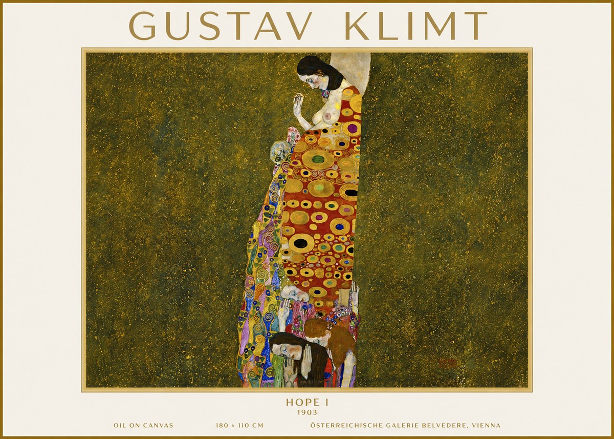 Klimt Hope I No4 - Poszter