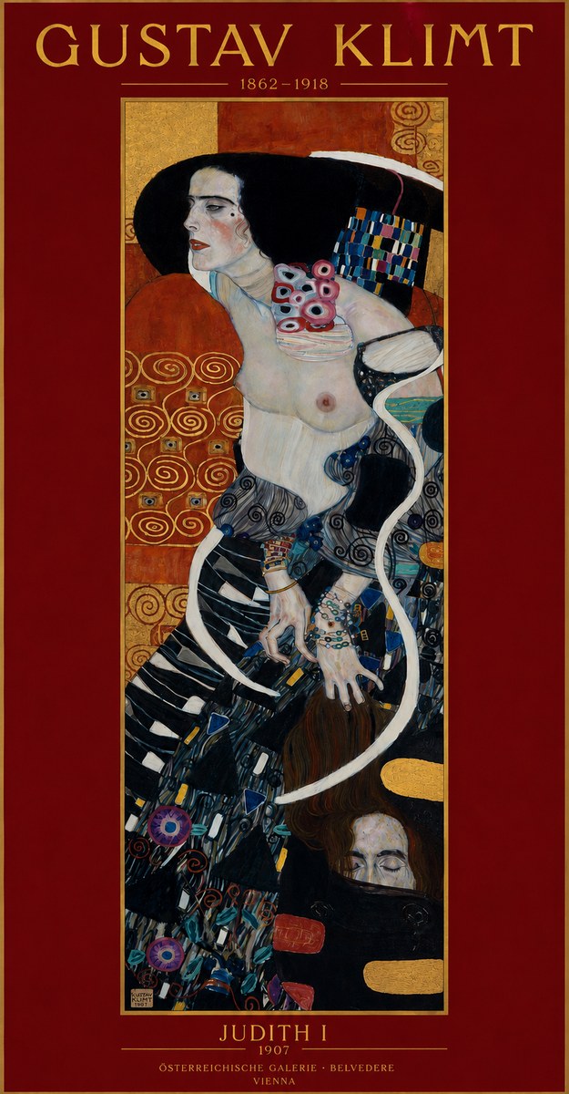 Klimt Judith I No2 - Poszter