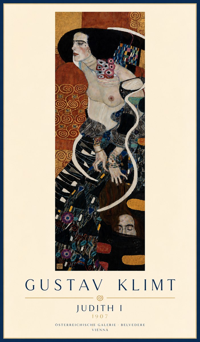 Klimt Judith I No5 - Poszter