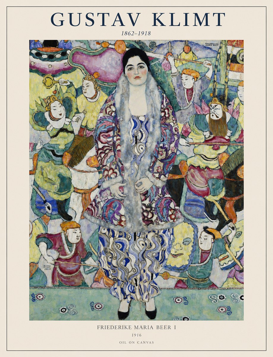 Klimt Friederike Maria Beer I No1 - Poszter
