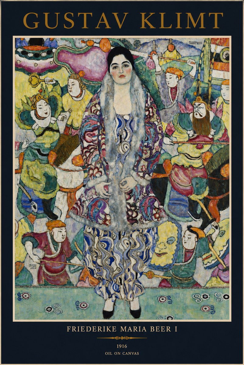 Klimt Friederike Maria Beer I No2 - Poszter