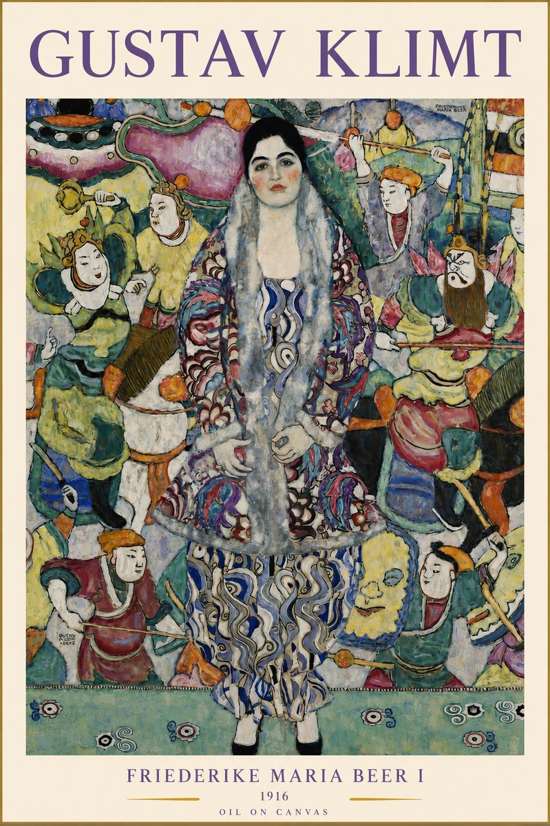 Klimt Friederike Maria Beer I No3 - Poszter