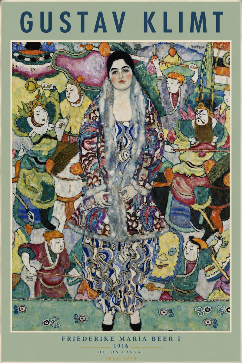 Klimt Friederike Maria Beer I No4 - Poszter