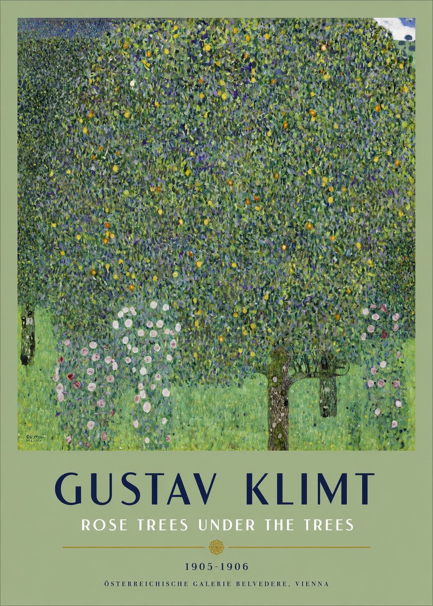 Klimt Rose Trees Under the Trees No2 - Poszter