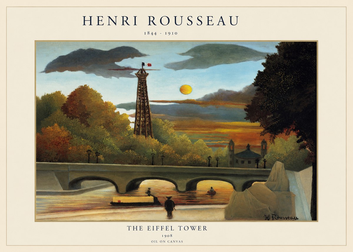 Rousseau The Eiffel Tower No1 - Poszter