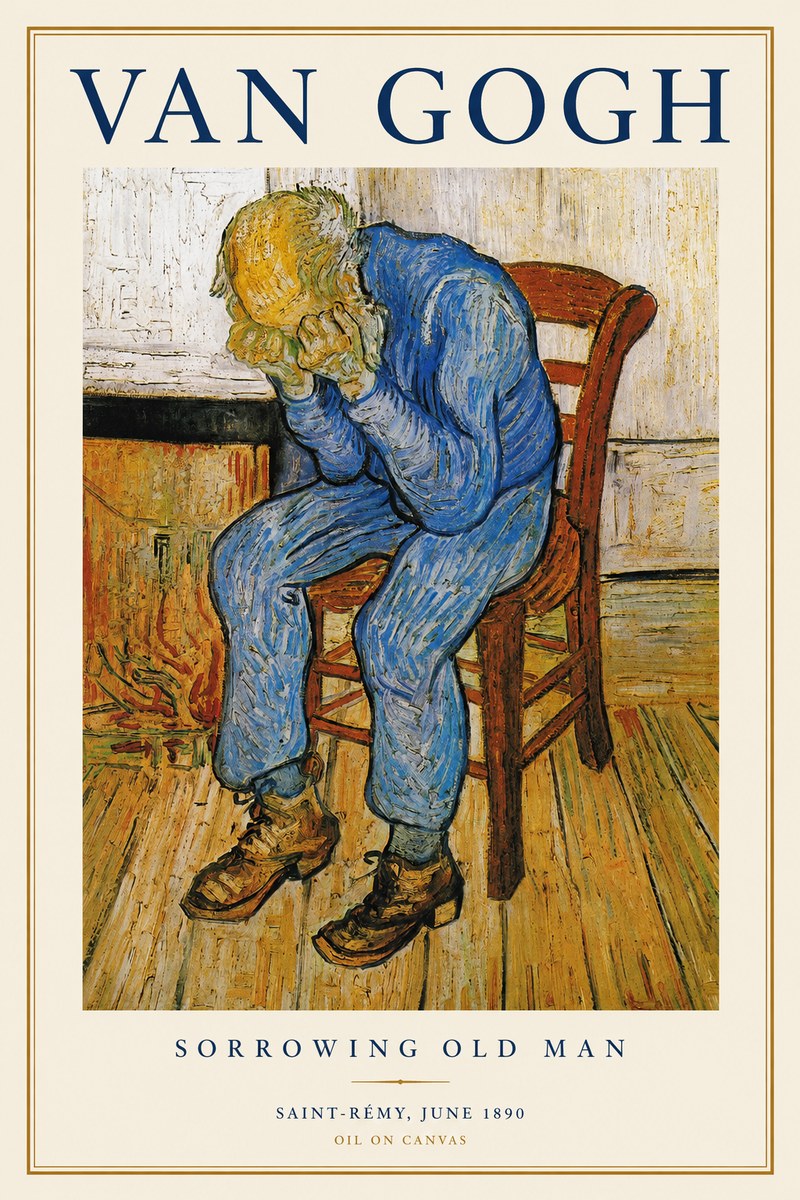 Van Gogh Sorrowing Old Man No1 - Poszter