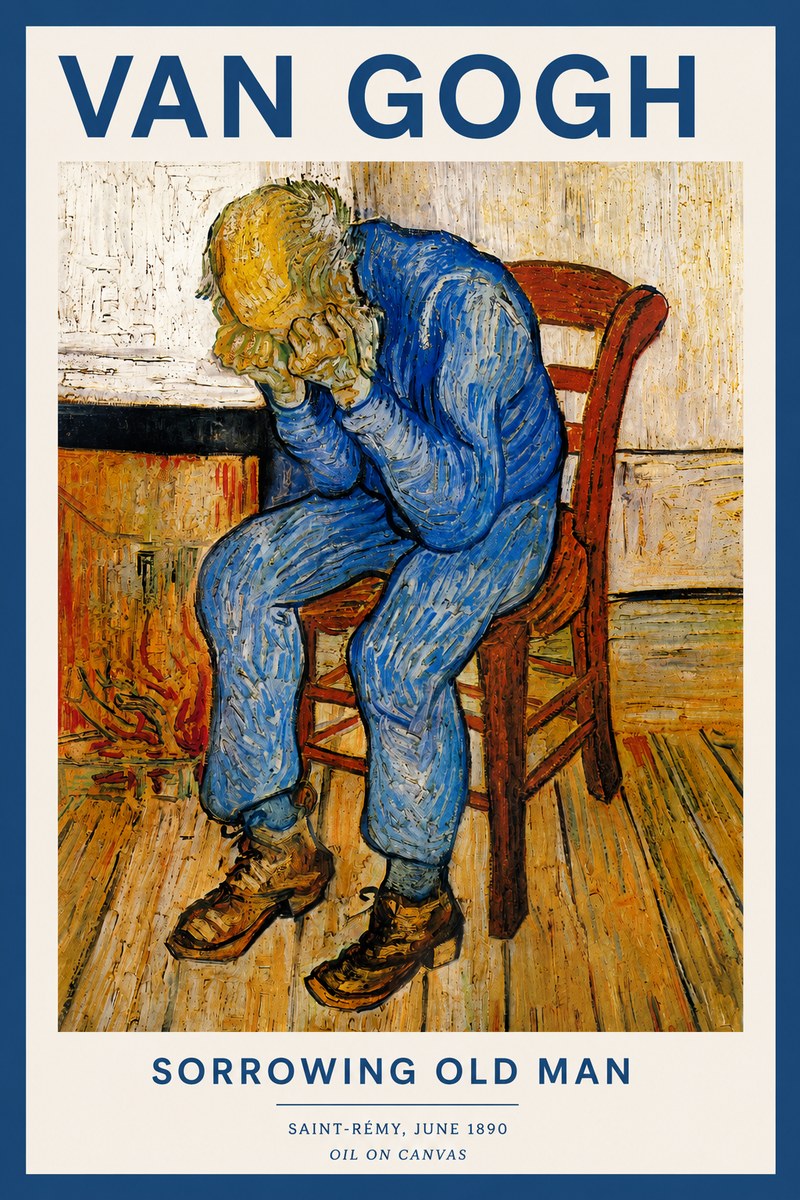 Van Gogh Sorrowing Old Man No2 - Poszter