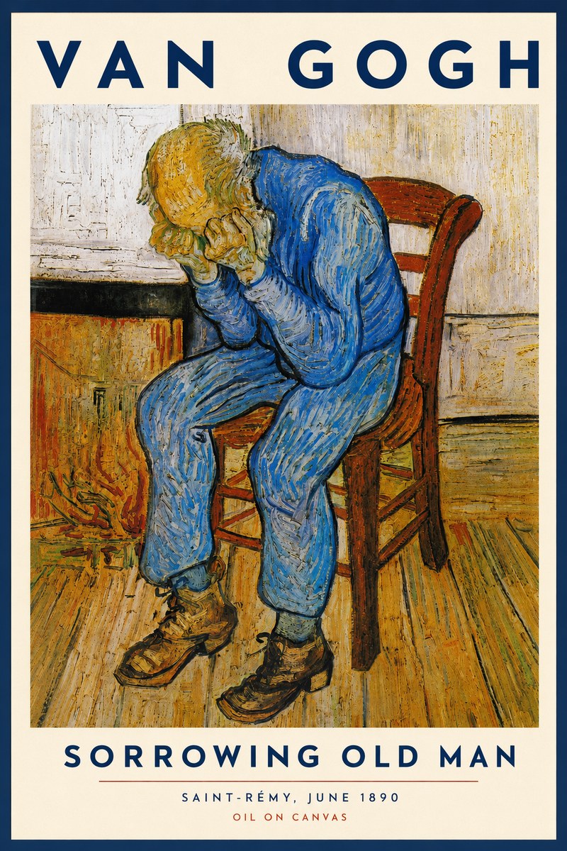 Van Gogh Sorrowing Old Man No3 - Poszter