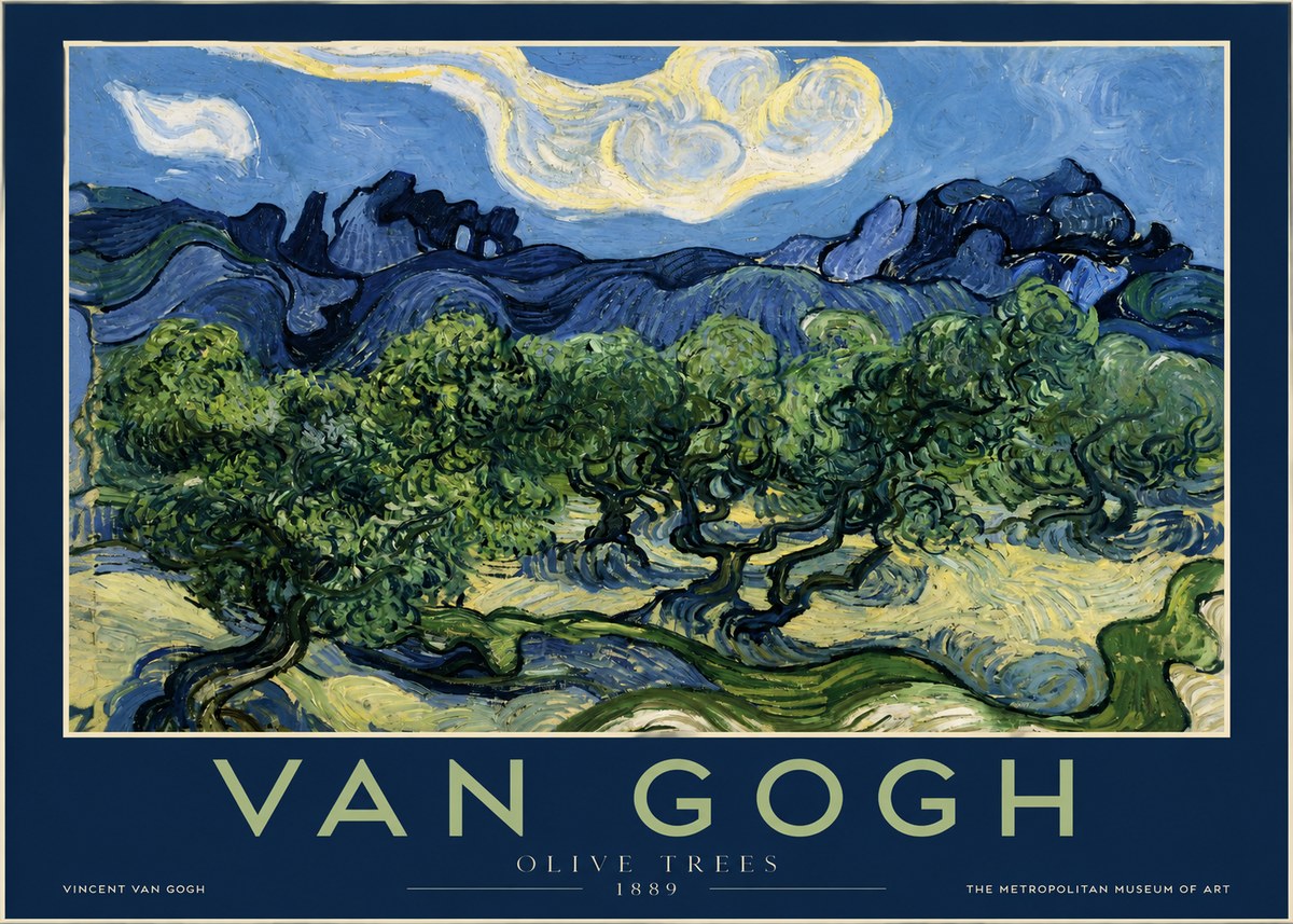 Van Gogh Olive Trees No2 - Poszter