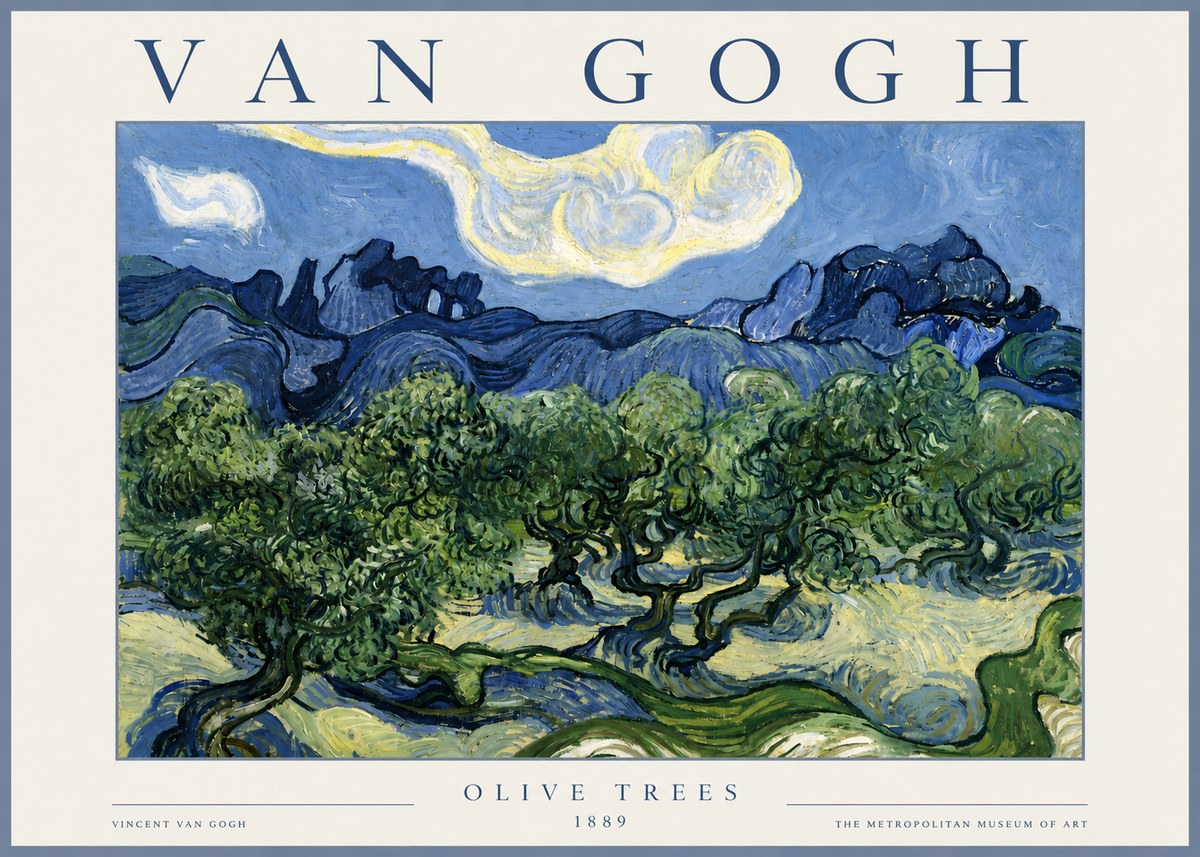 Van Gogh Olive Trees No4 - Poszter