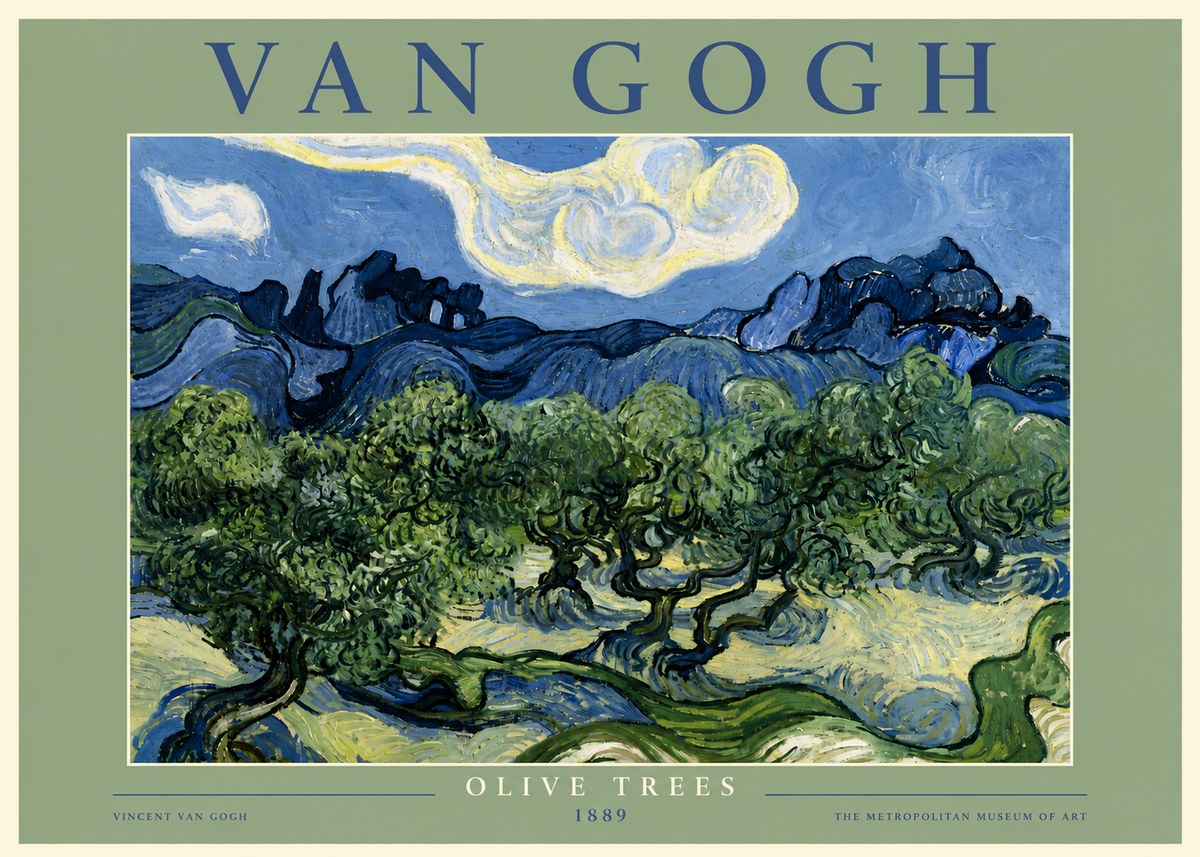 Van Gogh Olive Trees No5 - Poszter