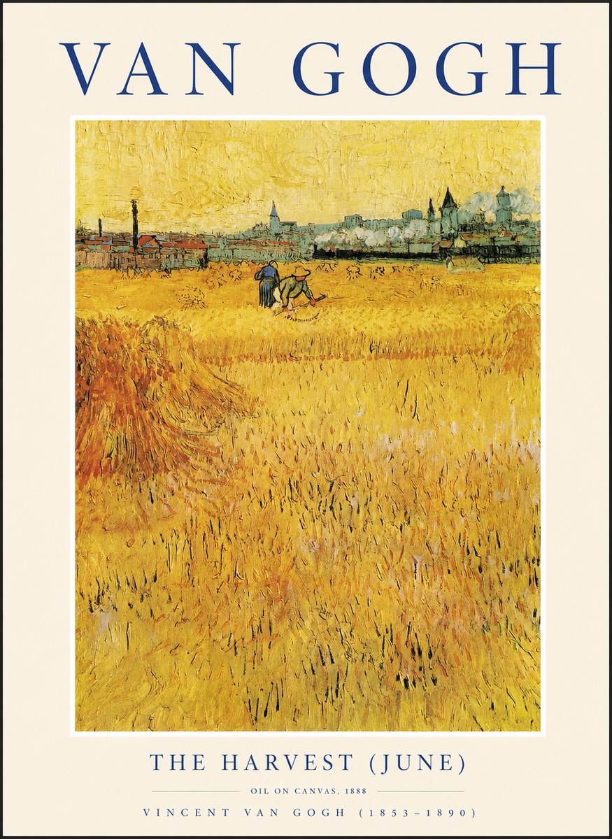 Van Gogh The Harvest (June) No1 - Poszter