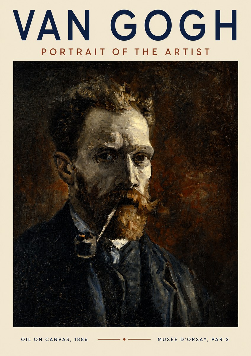 Van Gogh Portrait of the Artist I No6 - Poszter