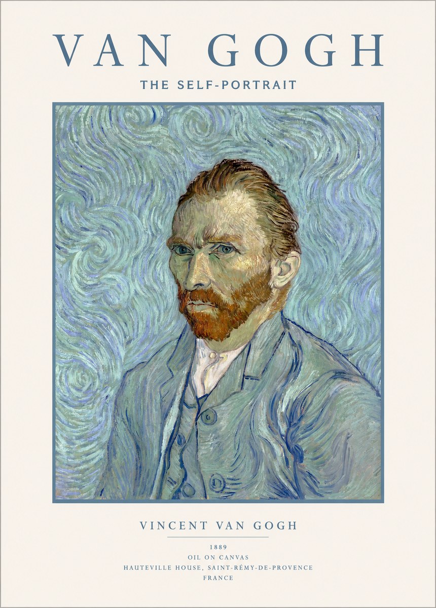 Van Gogh The Self-portrait No1 - Poszter