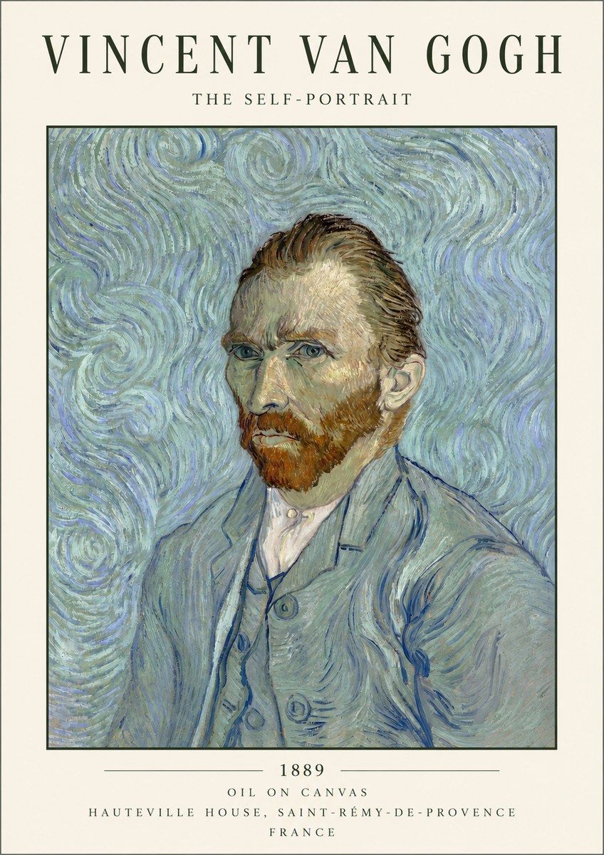 Van Gogh The Self-portrait No3 - Poszter