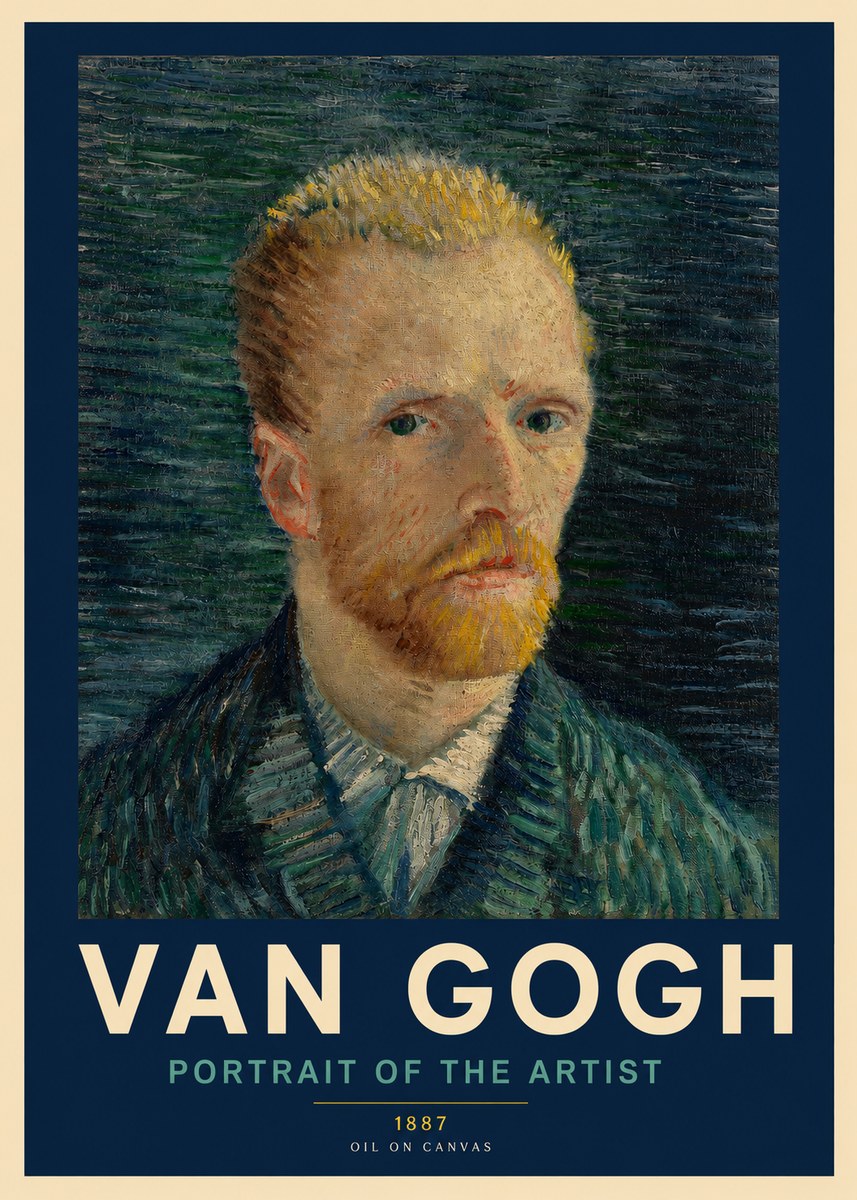 Van Gogh Portrait of the Artist II No2 - Poszter