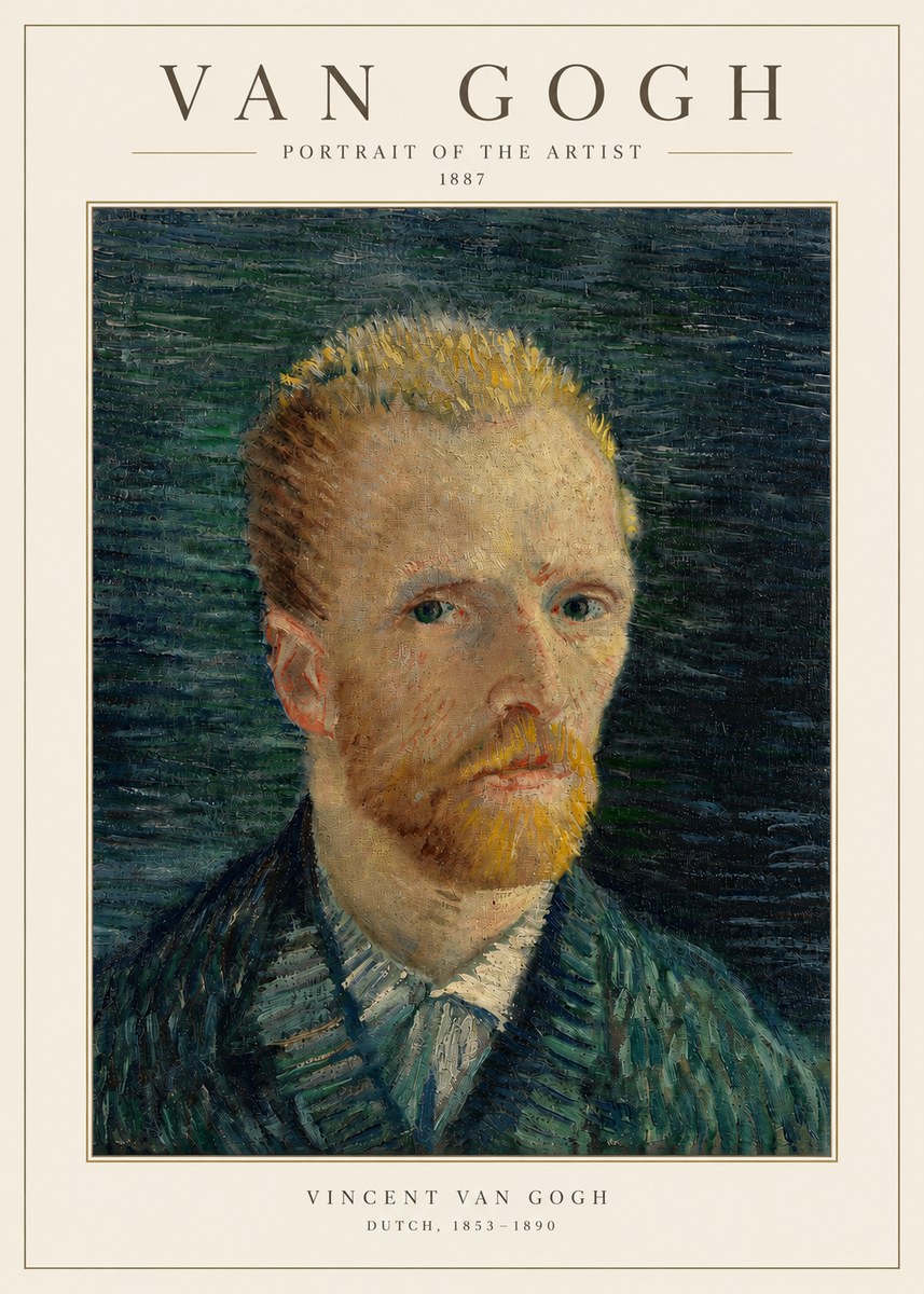 Van Gogh Portrait of the Artist II No3 - Poszter