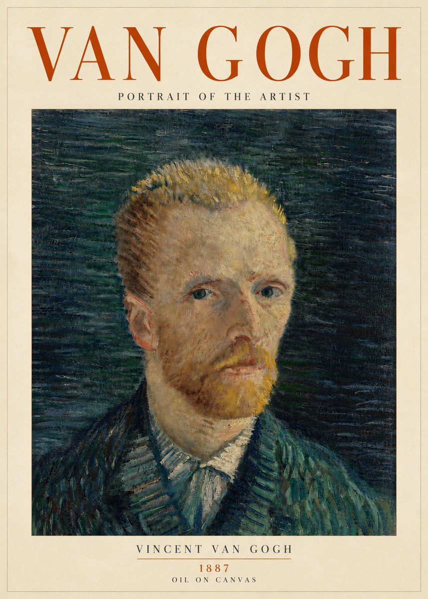 Van Gogh Portrait of the Artist II No5 - Poszter