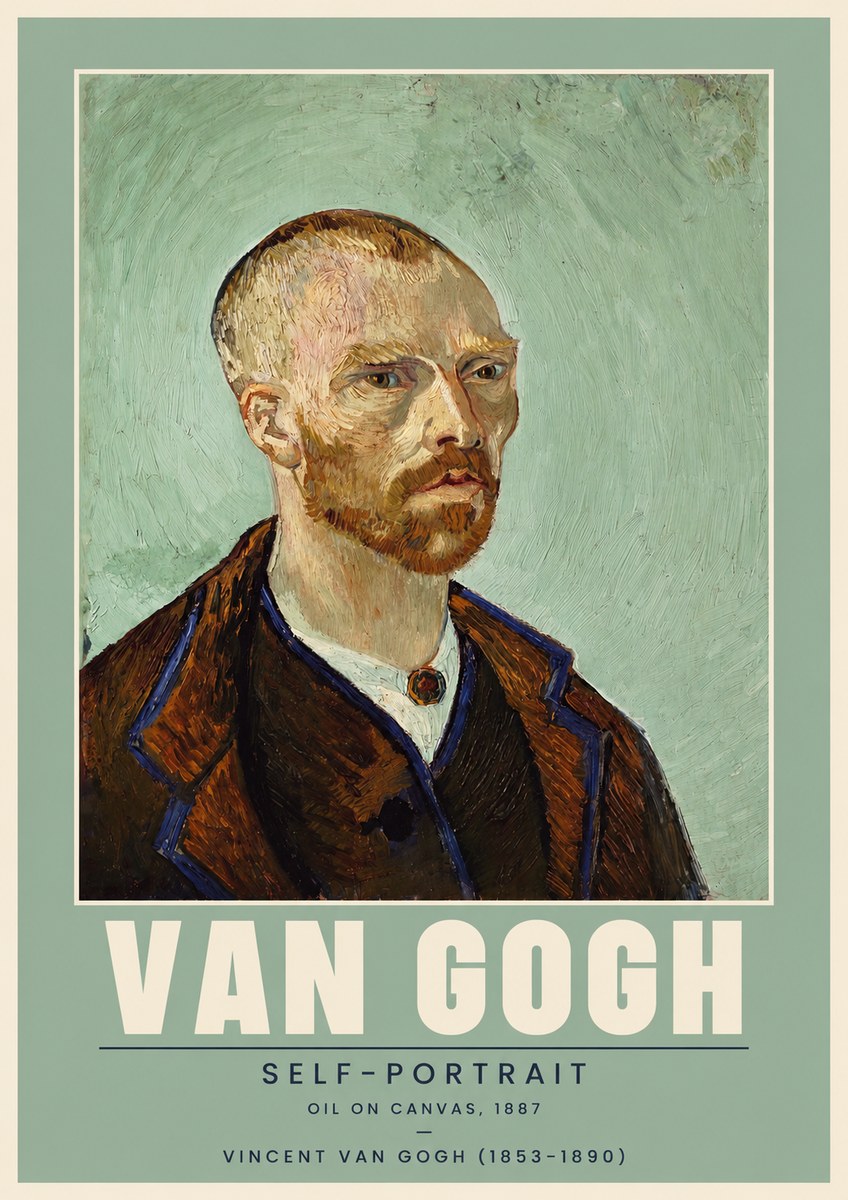 Van Gogh Self-portrait III No2 - Poszter
