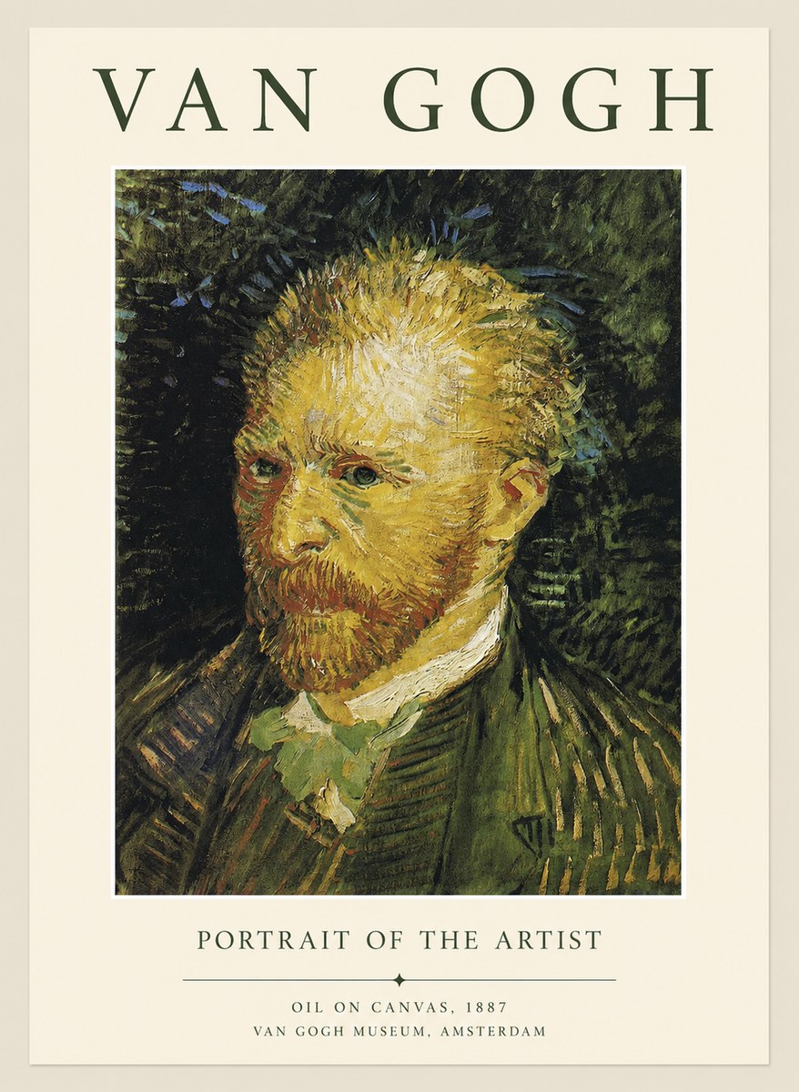 Van Gogh Portrait of the Artist III No1 - Poszter