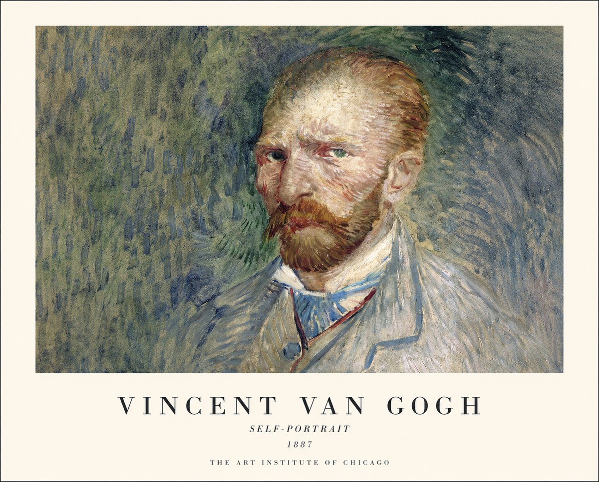 Van Gogh Self-portrait V No1 - Poszter