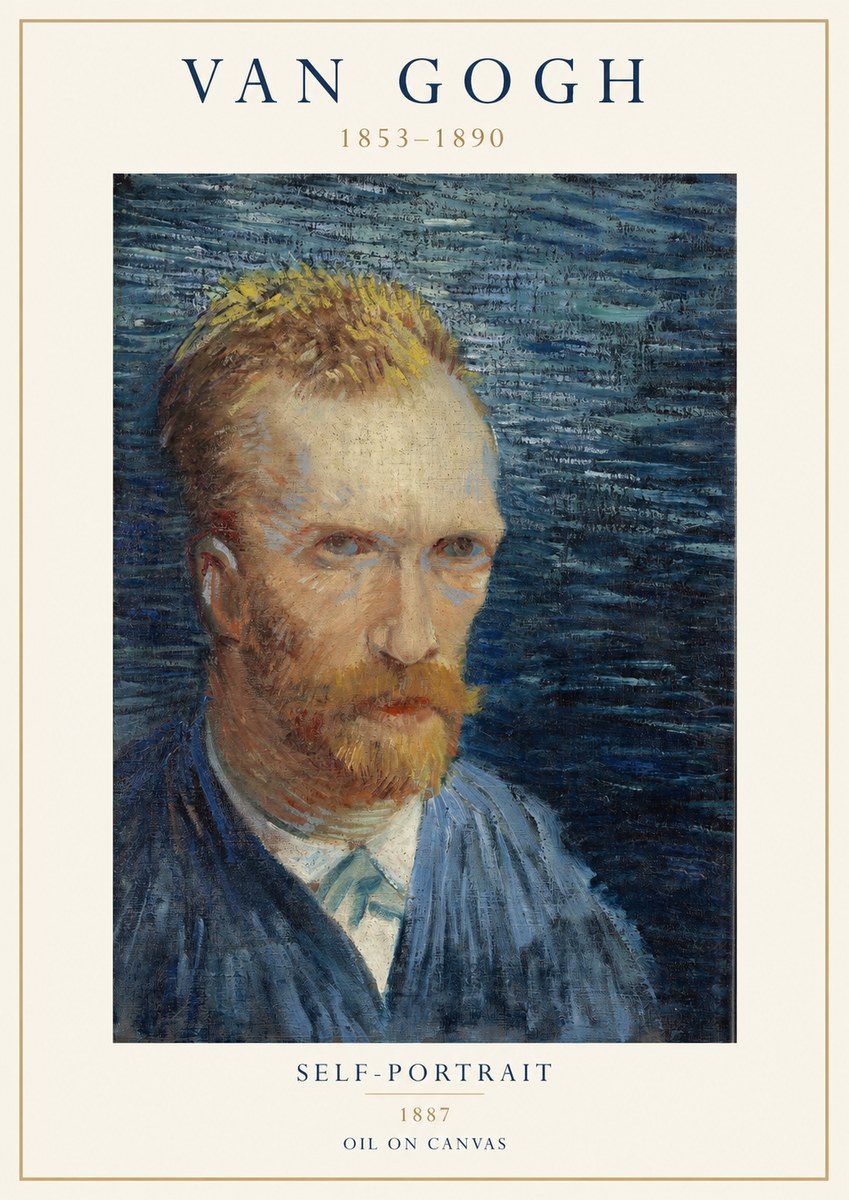 Van Gogh Self-portrait VI No1 - Poszter