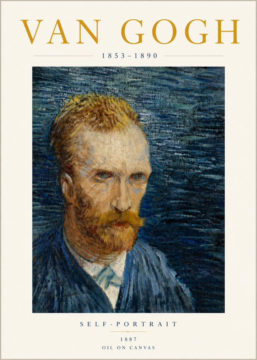 Van Gogh Self-portrait VI No6 - Poszter