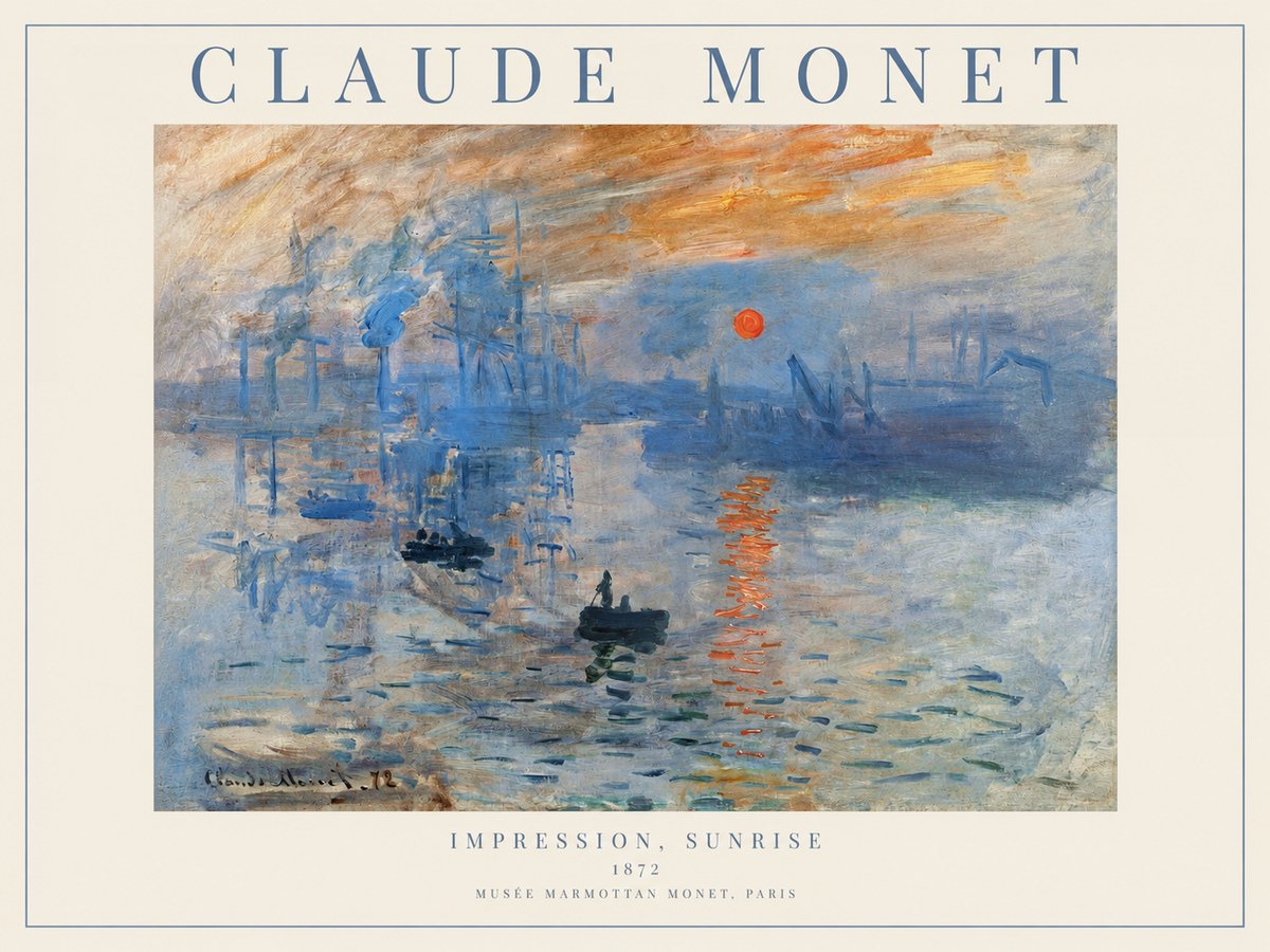 Monet Impression, Sunrise I No1 - Poszter