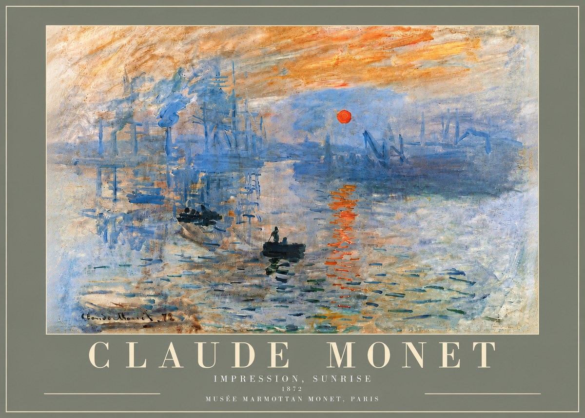 Monet Impression, Sunrise I No5 - Poszter