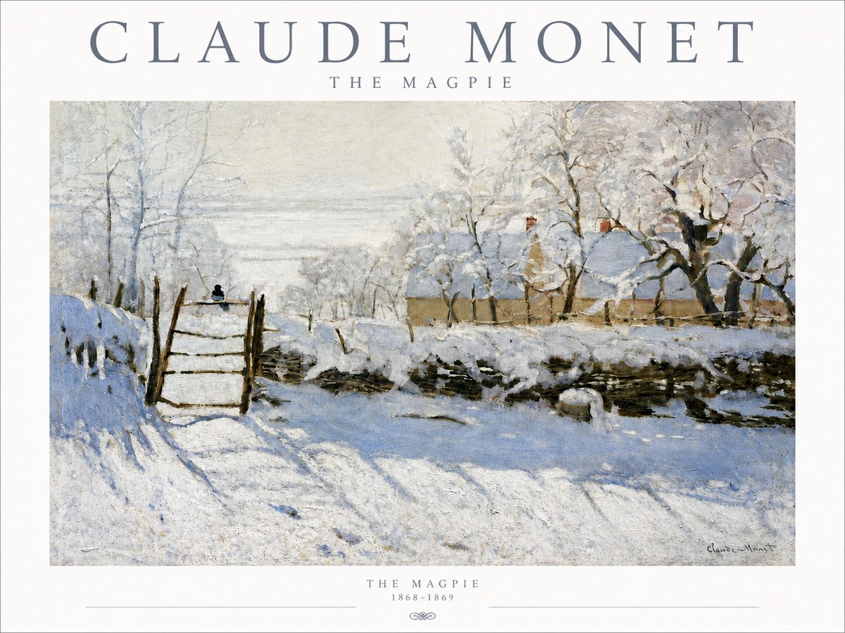 Monet The Magpie No3 - Poszter