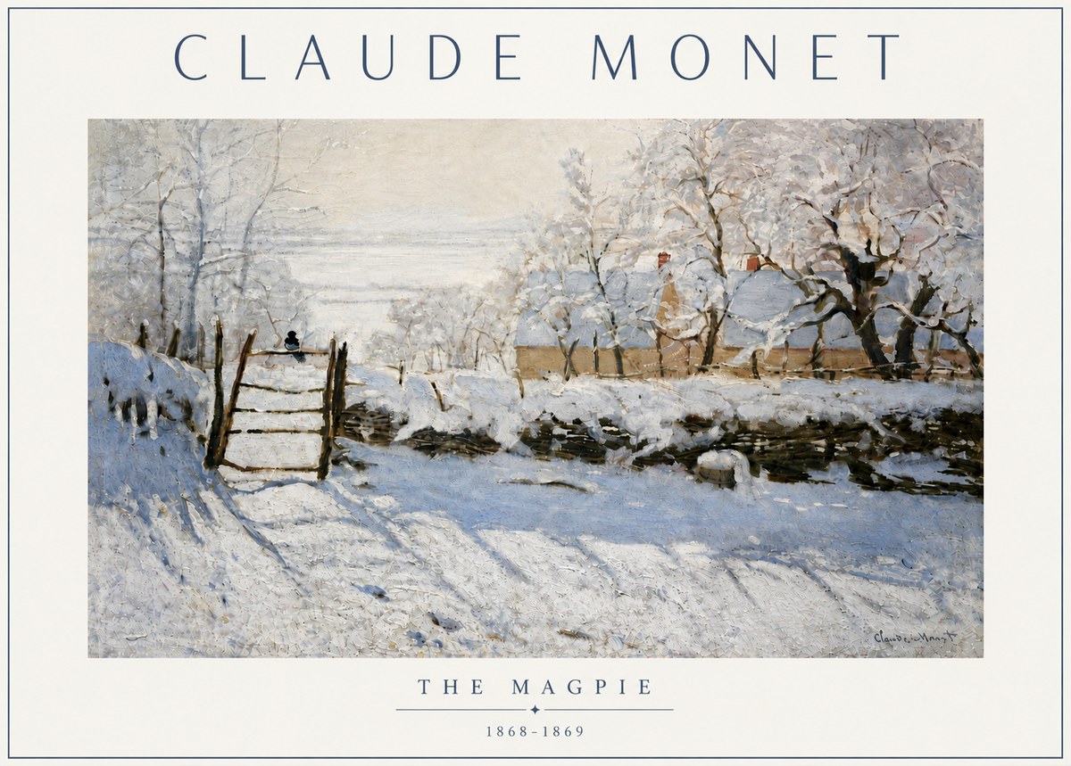 Monet The Magpie No5 - Poszter