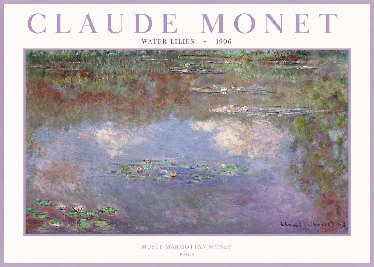 Monet Water Lilies VI No2 - Poszter