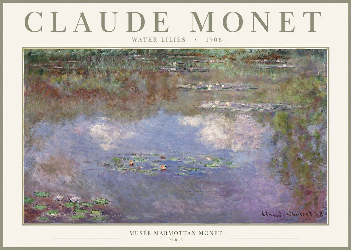 Monet Water Lilies VI No3 - Poszter