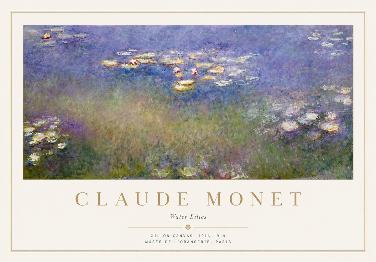 Monet Water Lilies VII No1 - Poszter