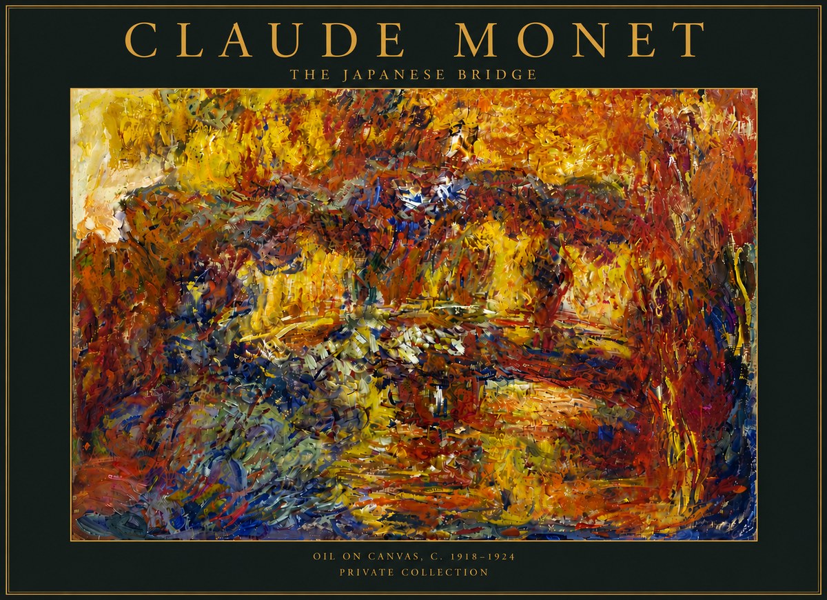 Monet The Japanese Bridge II No5 - Poszter