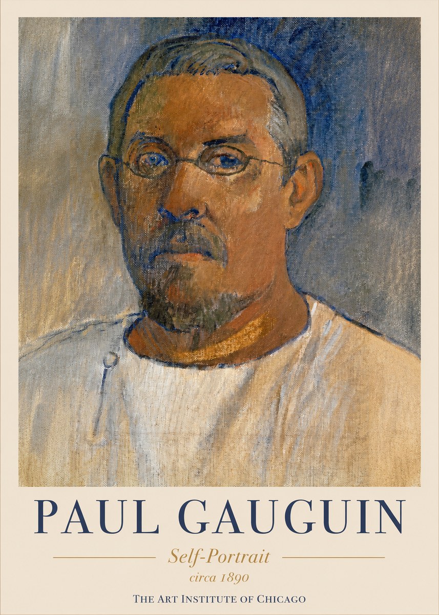 Paul Gauguin Self-portrait I No1 - Poszter