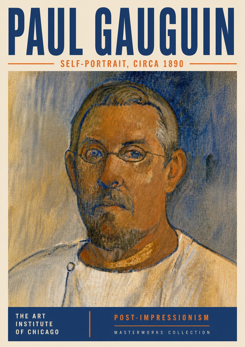 Paul Gauguin Self-portrait I No6 - Poszter