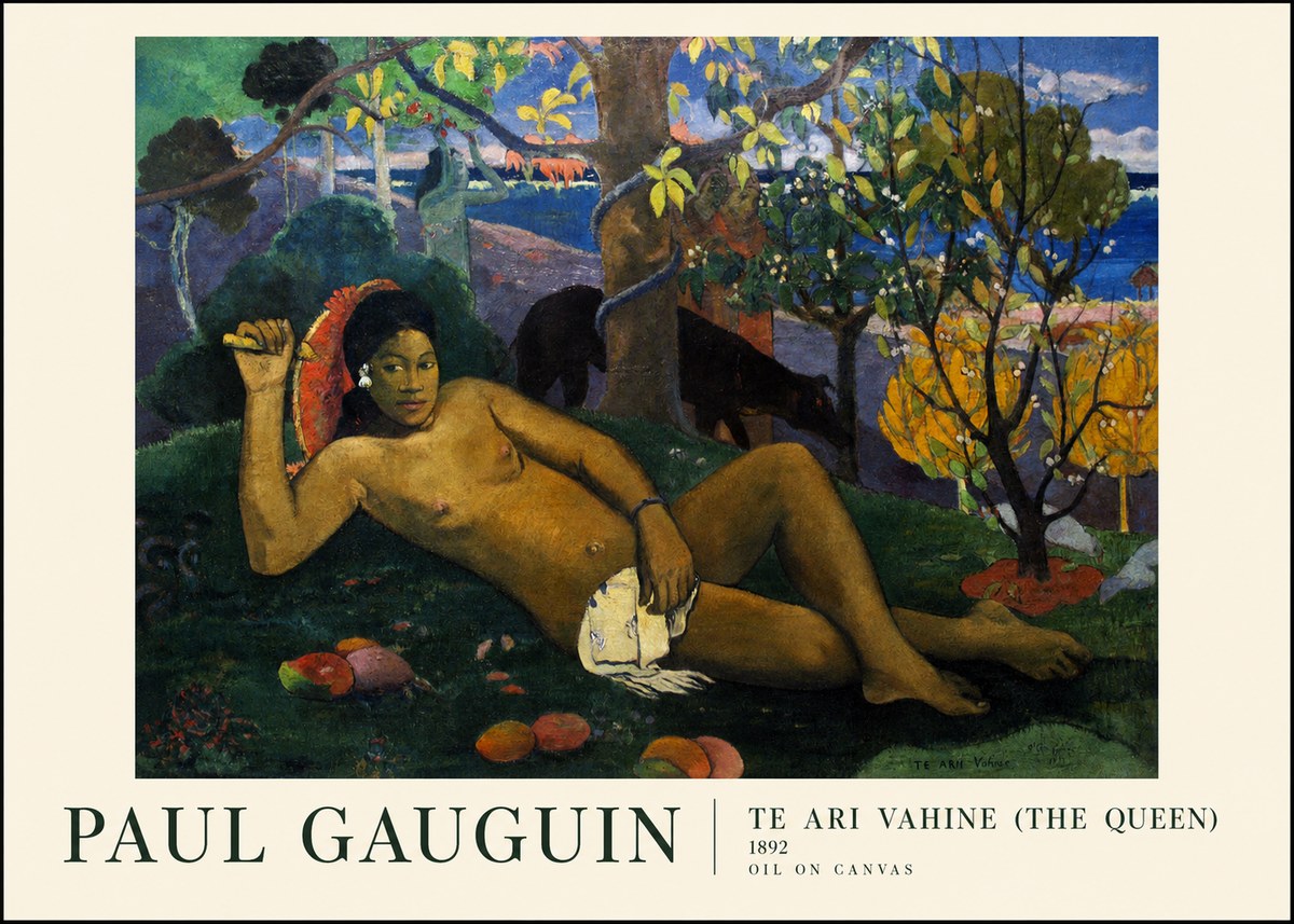 Paul Gauguin Te Ari Vahine (the Queen) No1 - Poszter