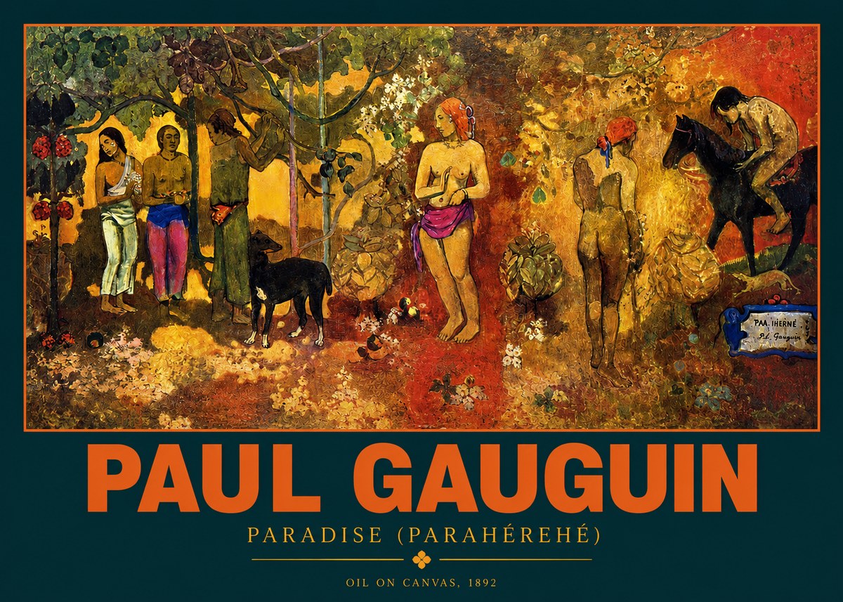 Paul Gauguin Paradise (Parahéréhé) No2 - Poszter