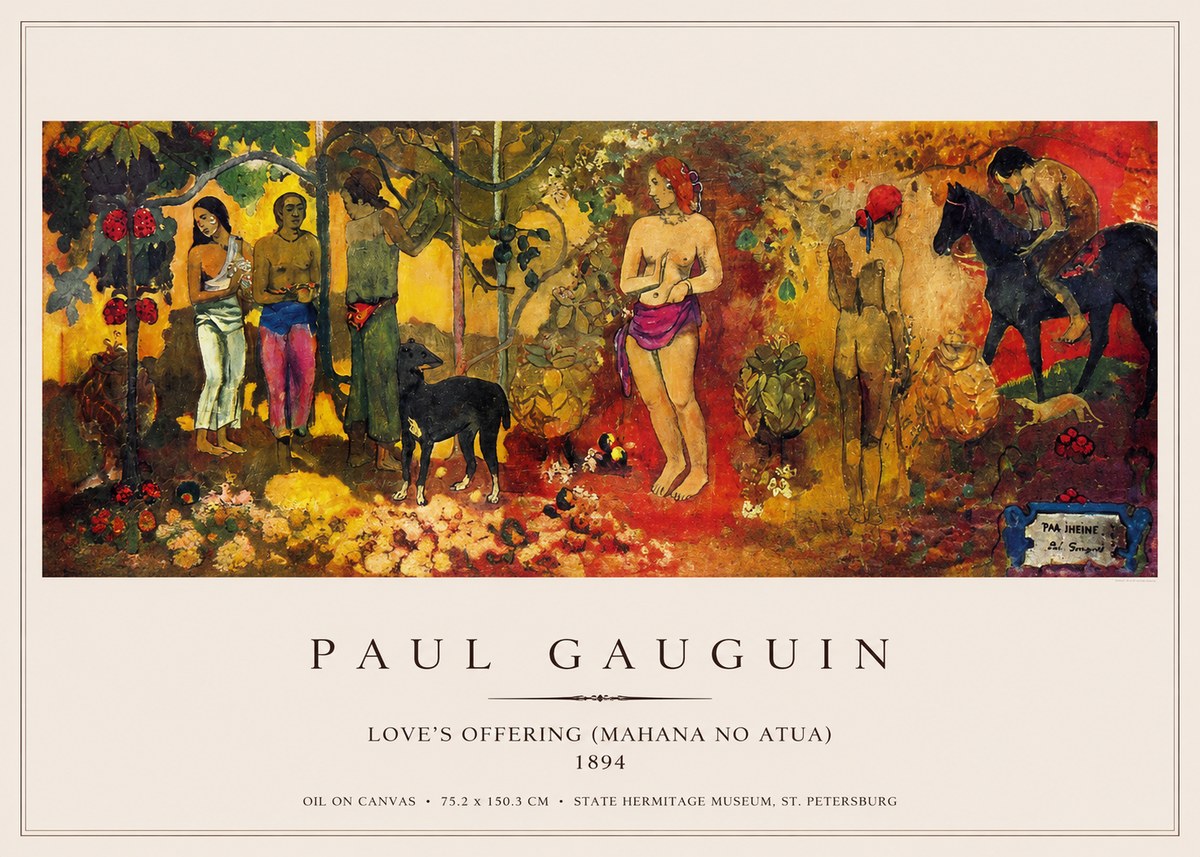 Paul Gauguin Paradise (Parahéréhé) No5 - Poszter