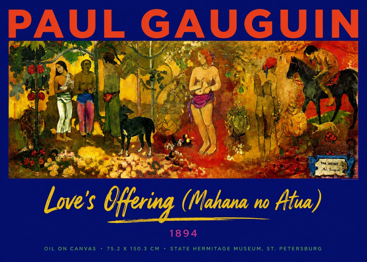 Paul Gauguin Paradise (Parahéréhé) No6 - Poszter