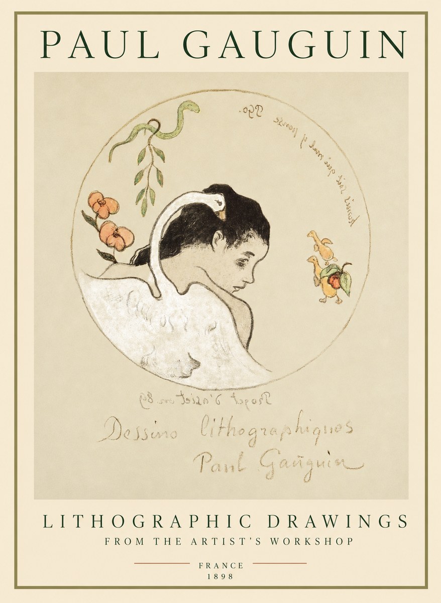 Paul Gauguin Dessins Lithographiques No1 - Poszter